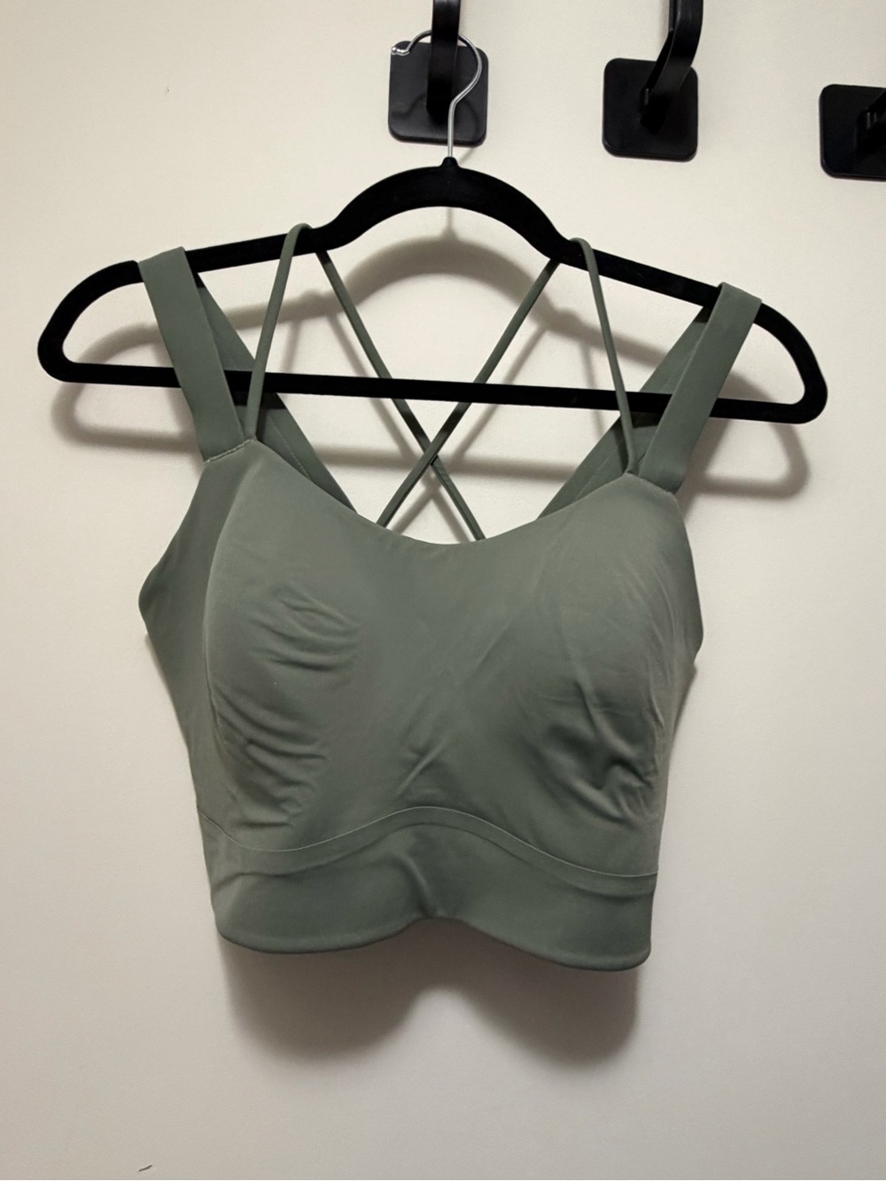 NWT lululemon Like a Cloud Longline Bra D/DD Willow Leaf 10